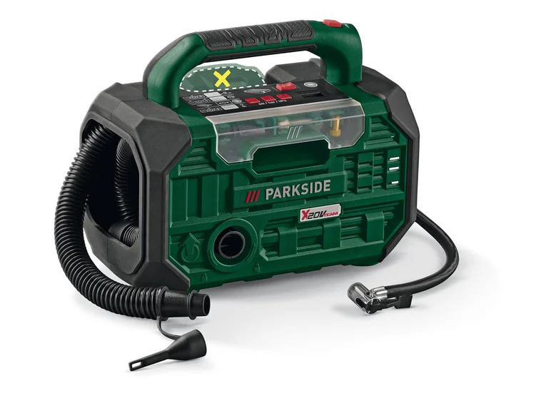 PARKSIDE® Compresseur et pompe à air sans fil PKA 20-Li C3. 20 V