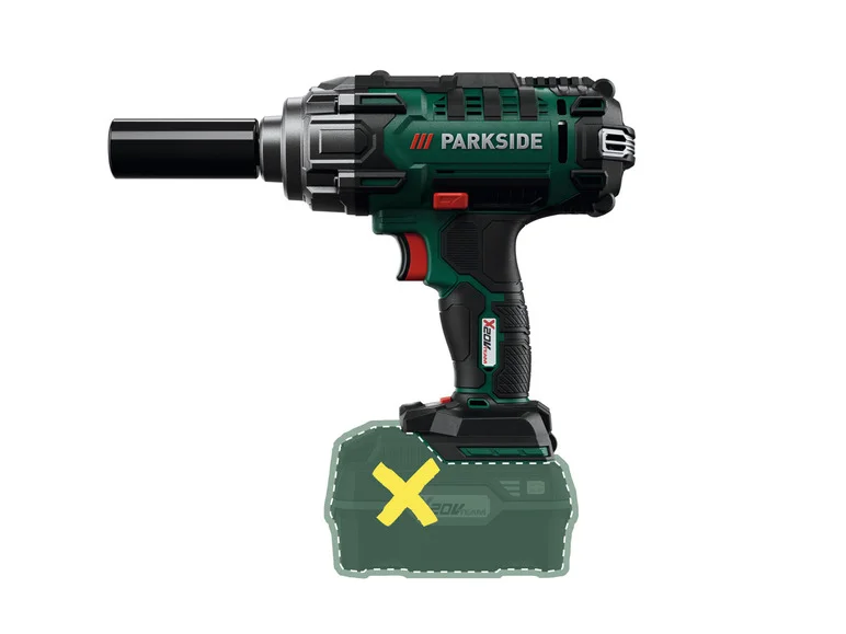 PARKSIDE® Clé à chocs sans fil pour véhicules PASSK 20-Li B2. 20 V