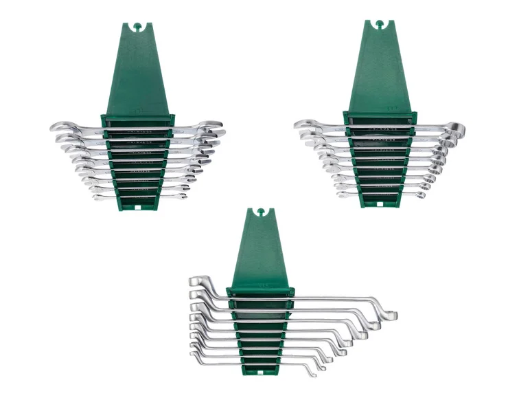 PARKSIDE® Set de clés plates. polygonales ou mixtes. 8 pièces