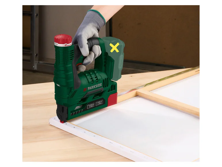 PARKSIDE® Agrafeuse sans fil PAT 20-Li A1. sans batterie ni chargeur. 20V