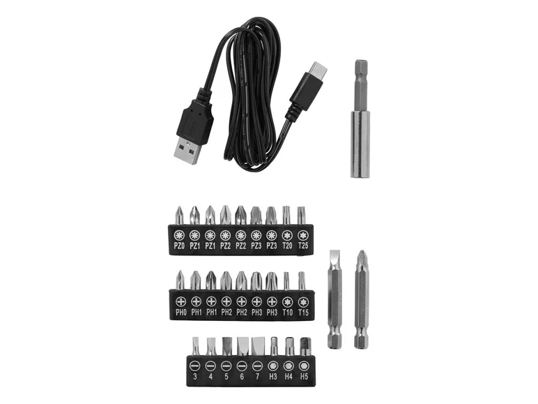 PARKSIDE® Visseuse sans fil avec embouts interchangeables PAS D7