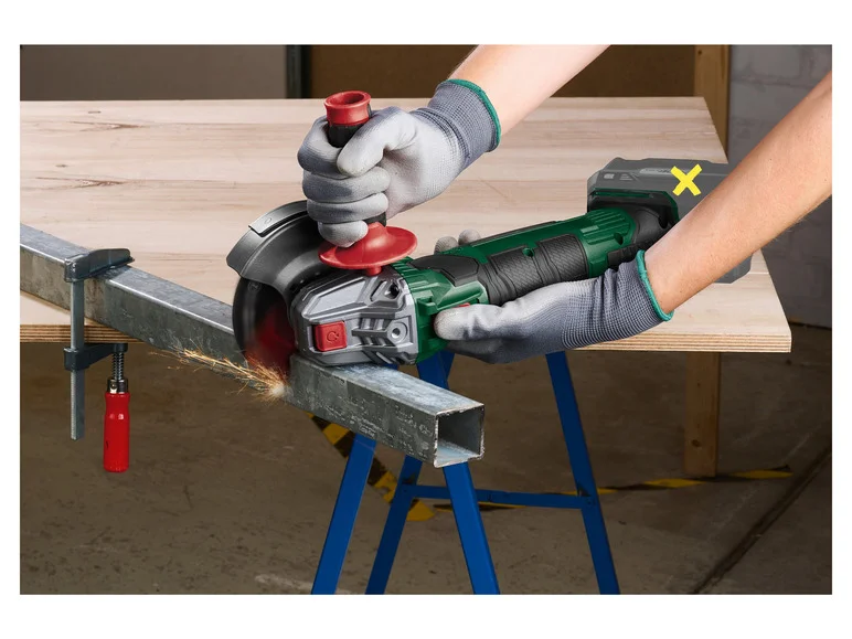 PARKSIDE® Meuleuse d'angle sans fil PWSA 20-Li F4. 20 V