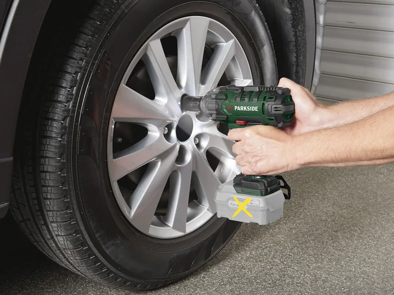 PARKSIDE® Visseuse à chocs sans fil pour voiture PASSK 20-Li B2. 20 V