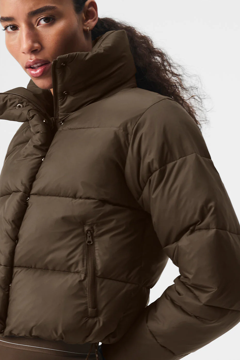 Gold Rush Puffer - Espresso