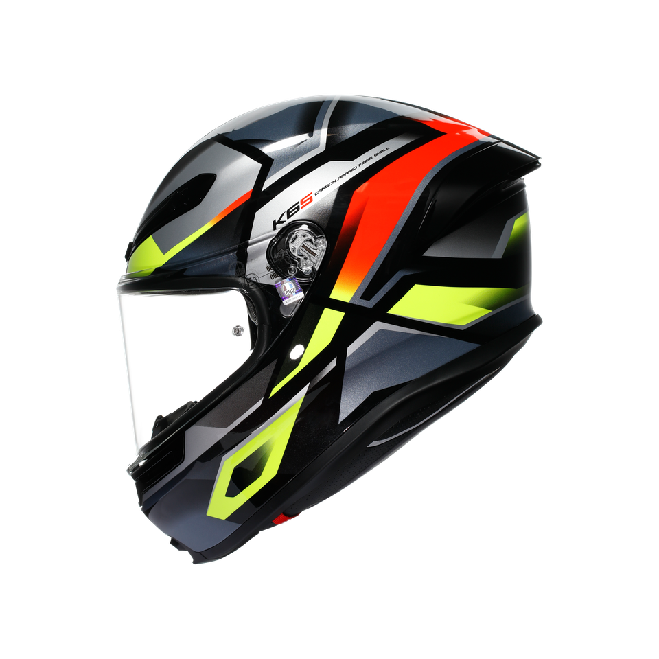 K6 S E2206 - ERAZER BLACK/RED/YELLOW FLUO