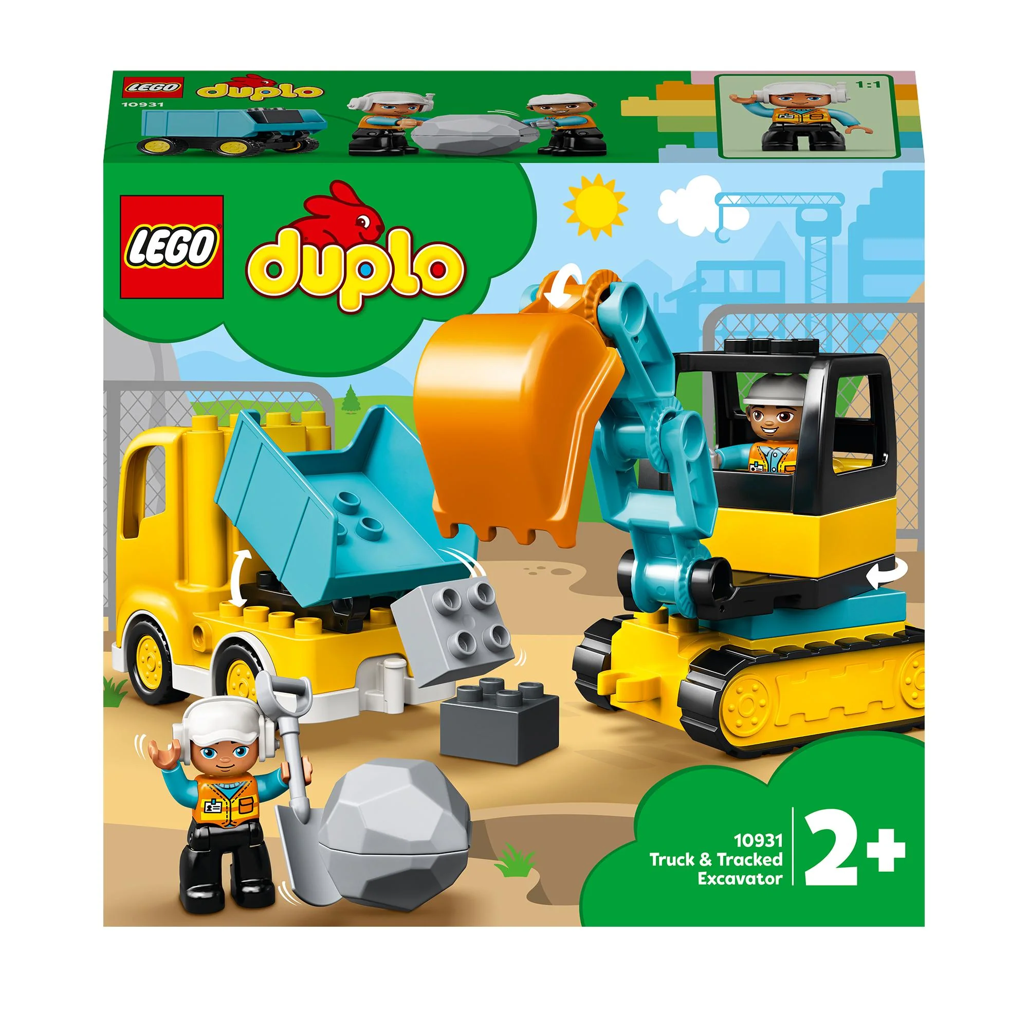 LEGO DUPLO excavators and trucks - 10931