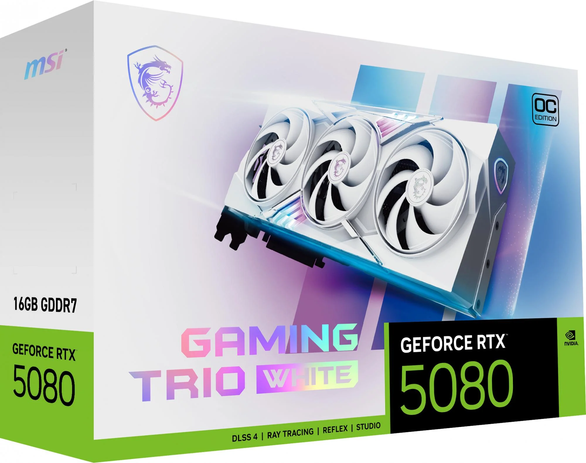 MSI GeForce RTX 5080 16G GAMING TRIO OC (Hvid)
