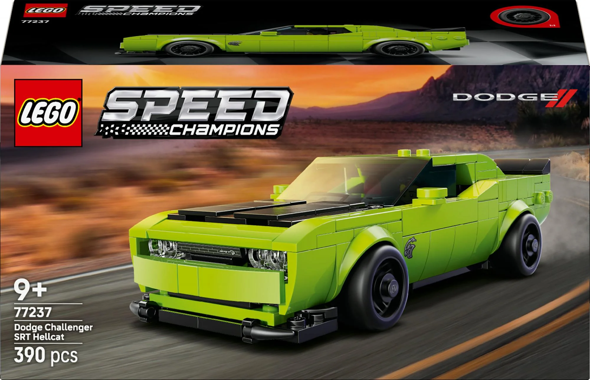 LEGO Speed Champions – Dodge Challenger SRT Hellcat Sportsvog