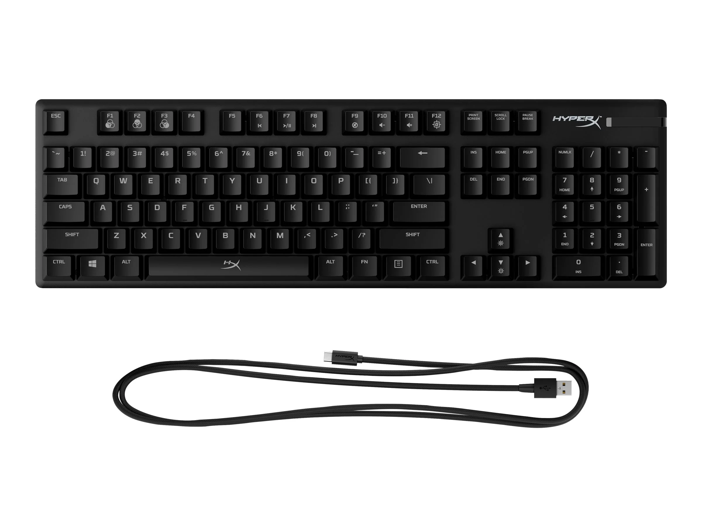 HyperX Alloy Origins Tastatur Mekanisk RGB/16.7 millioner farver Kabling USA