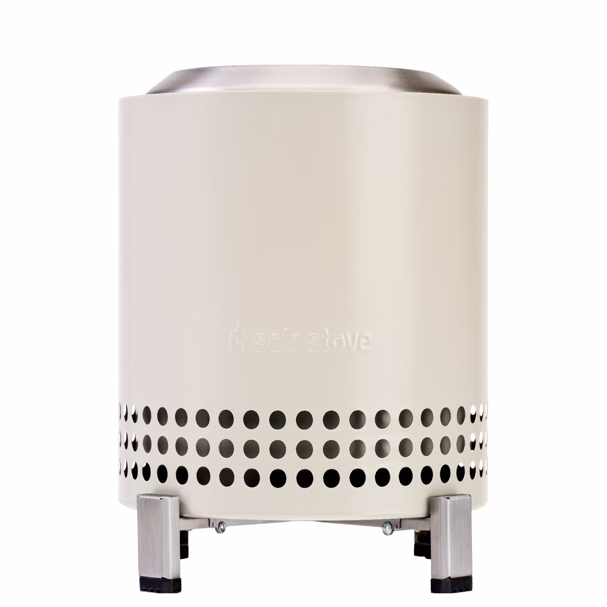 Solo Stove Mesa XL Tabletop Fire Pit with Stand | Low Smoke Outdoor Mini Fire for Urban & Suburbs | Fueled by Pellets or Wood, Stainless Steel, With Travel Bag, H: 8.6