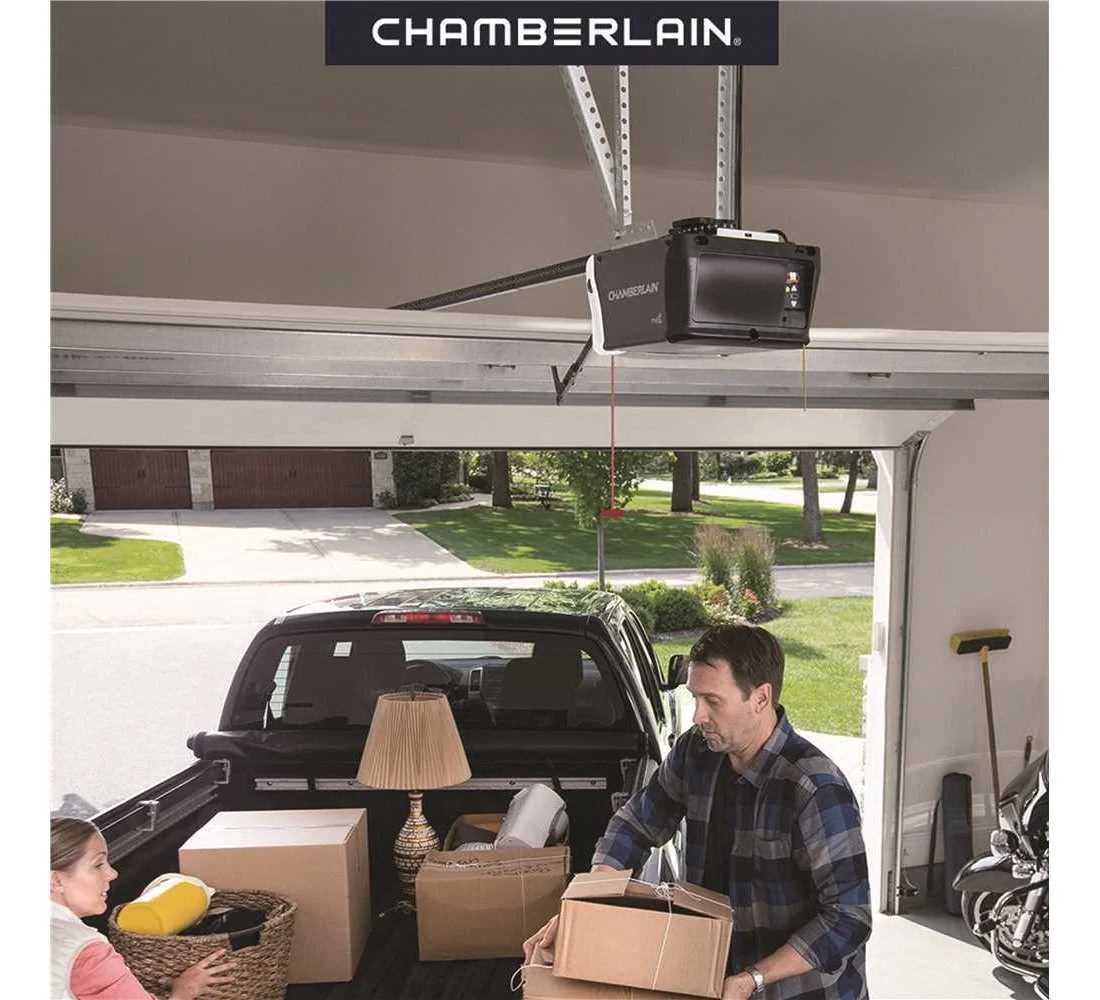 Chamberlain Garage Door Opener, 0.5 HP with Smartphone Control Bluetooth Technology