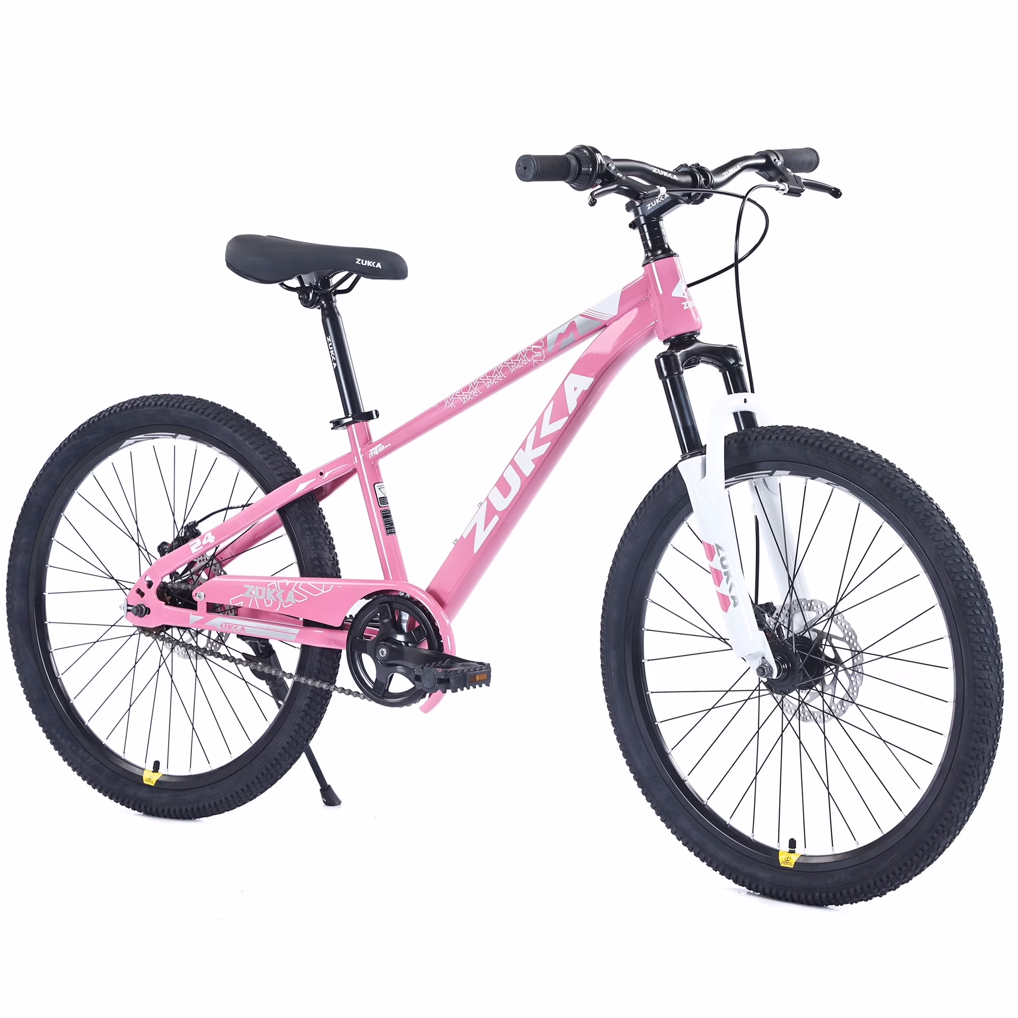 20-Inch Mountain Bike with Suspension Fork, Adjustable Saddle & Disc Brakes,Pink