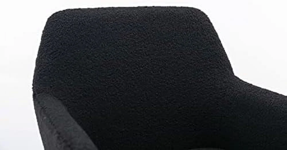 Modern Faux Fur Home Office Chair Height Adjustable, White Desk Chair Vanity Chair for Makeup Room, Rolling Desk Chairs with Wheels, Swivel Furry Cute Desk Chair for Teen Girls Women