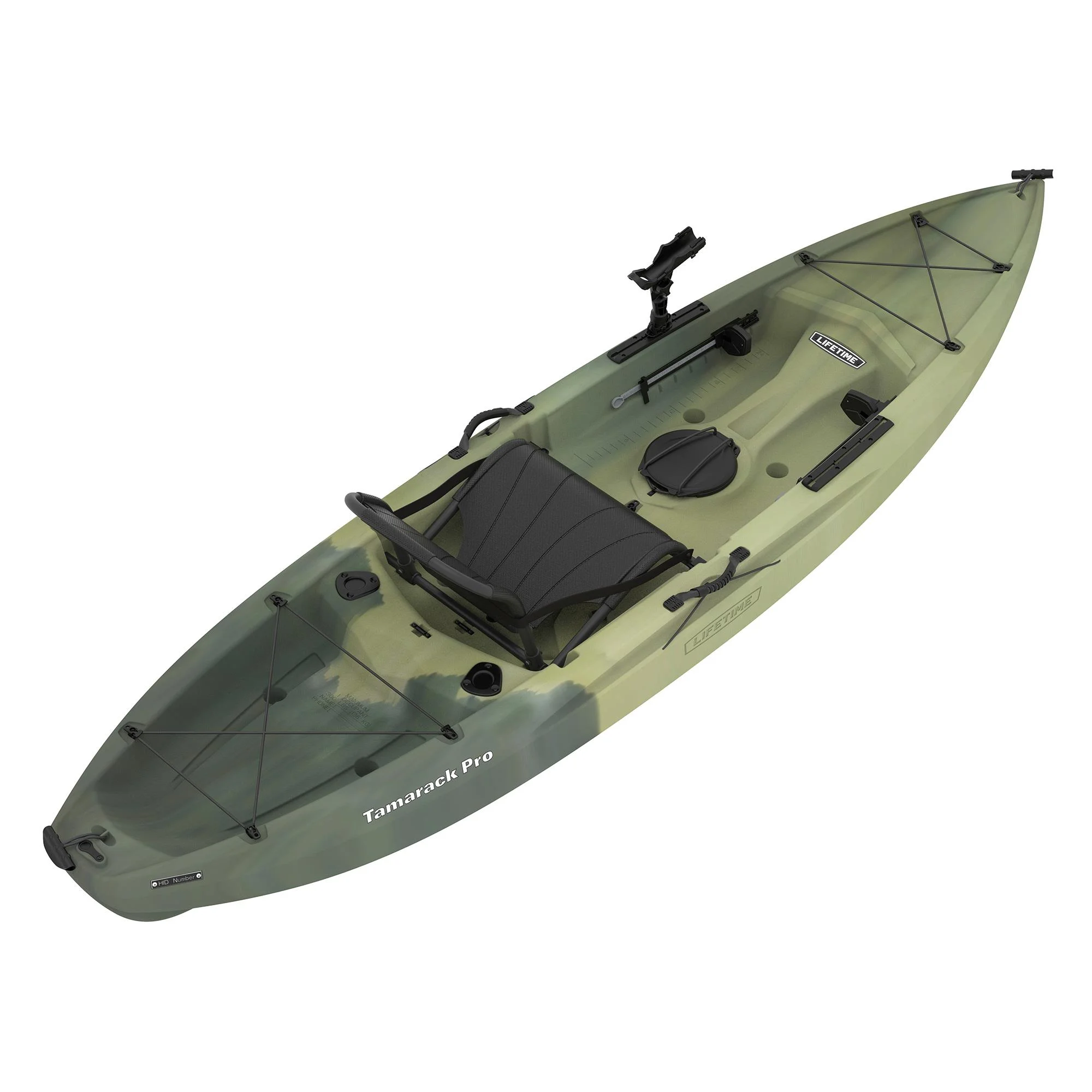 Lifetime Tamarack Pro 123 inch Sit-on-Top Kayak, Eclipse Fusion (91058)