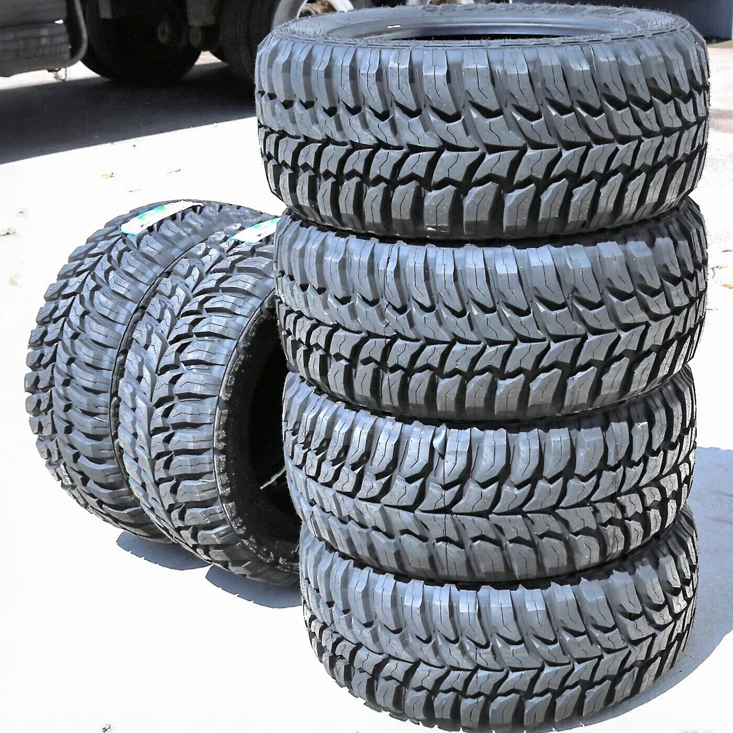 Set of 4 Crosswind M/T 275/70R18 125/122Q E 10 Ply mud Light Truck Tires