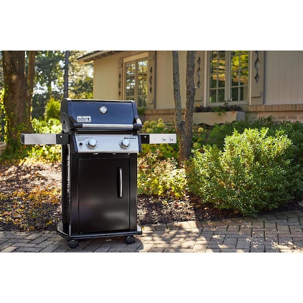 Spirit E-215 2-Burner Propane Grill in Black