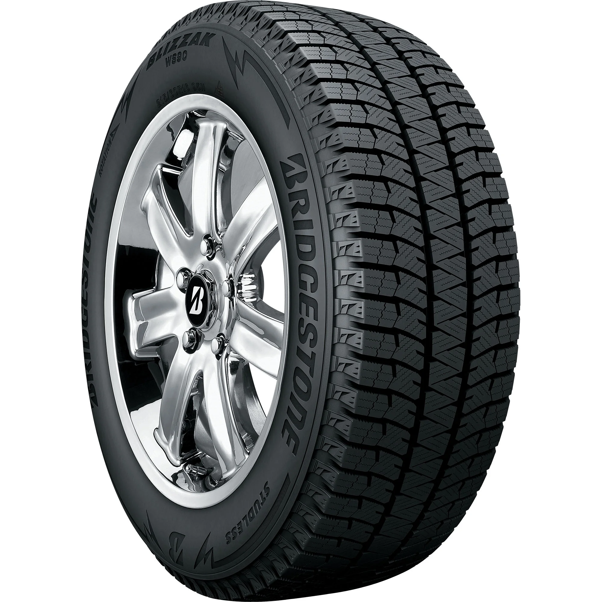 Bridgestone Blizzak WS90 Winter 195/65R15 91H Passenger Tire