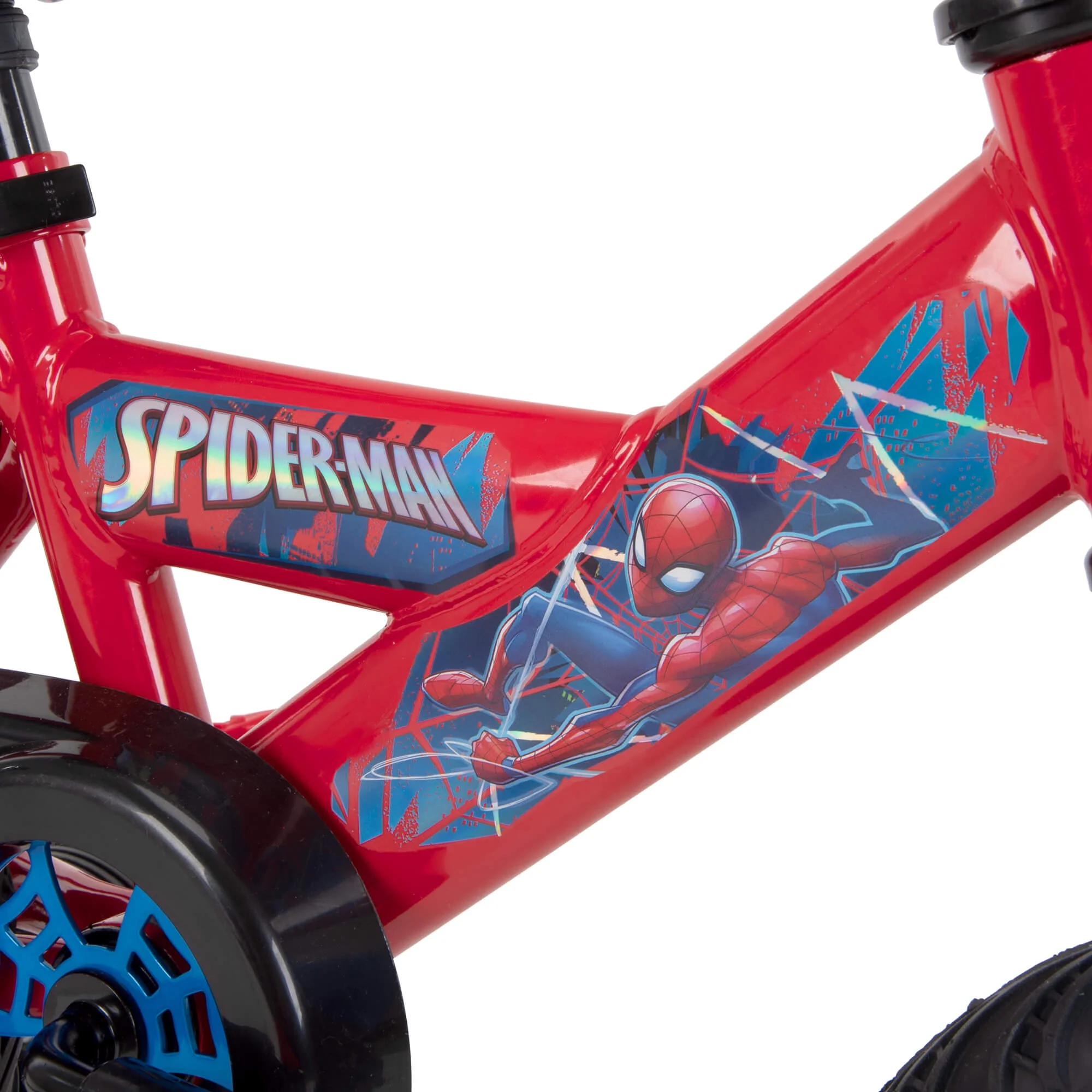 Marvel Spider-Man Bike with Training Wheels, for Boys', Red by Huffy