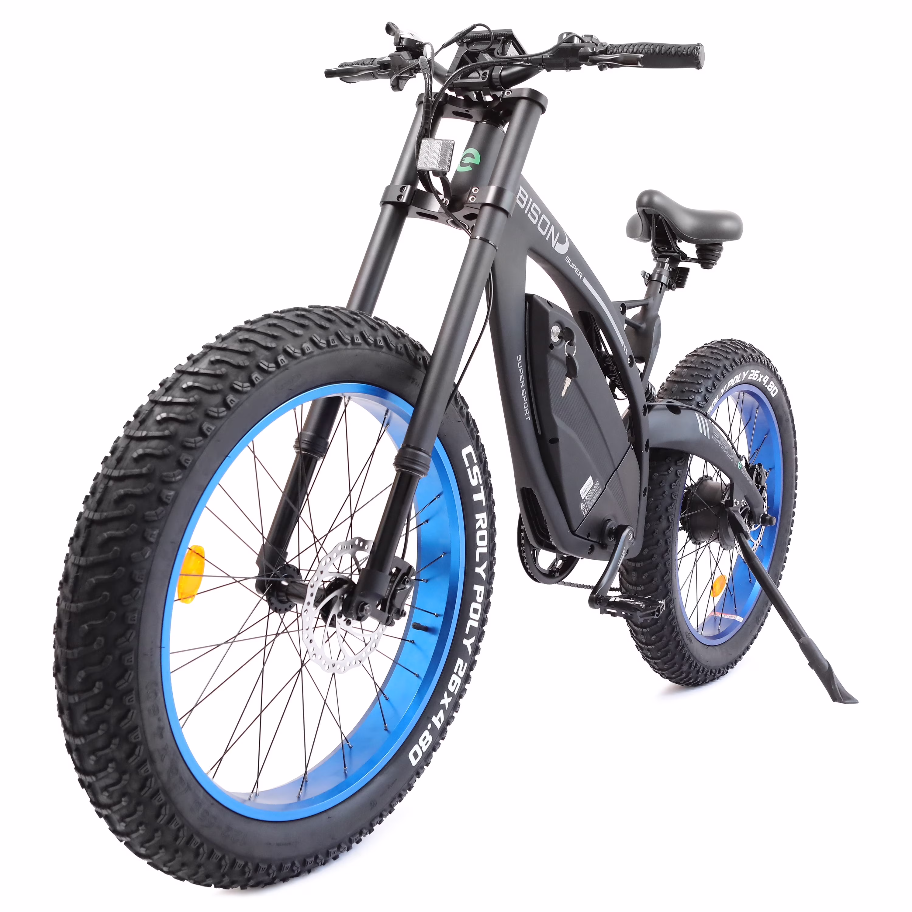 Ecotric Electric MTB Bike 18 Ah 48 V 750 W Battery 26 In. 4.8 In. Fat Tire Full Suspension Fork Aluminum Frame Men's Mountain Bike Beach E-Bike Snow Bicycle for Adults A-E516646