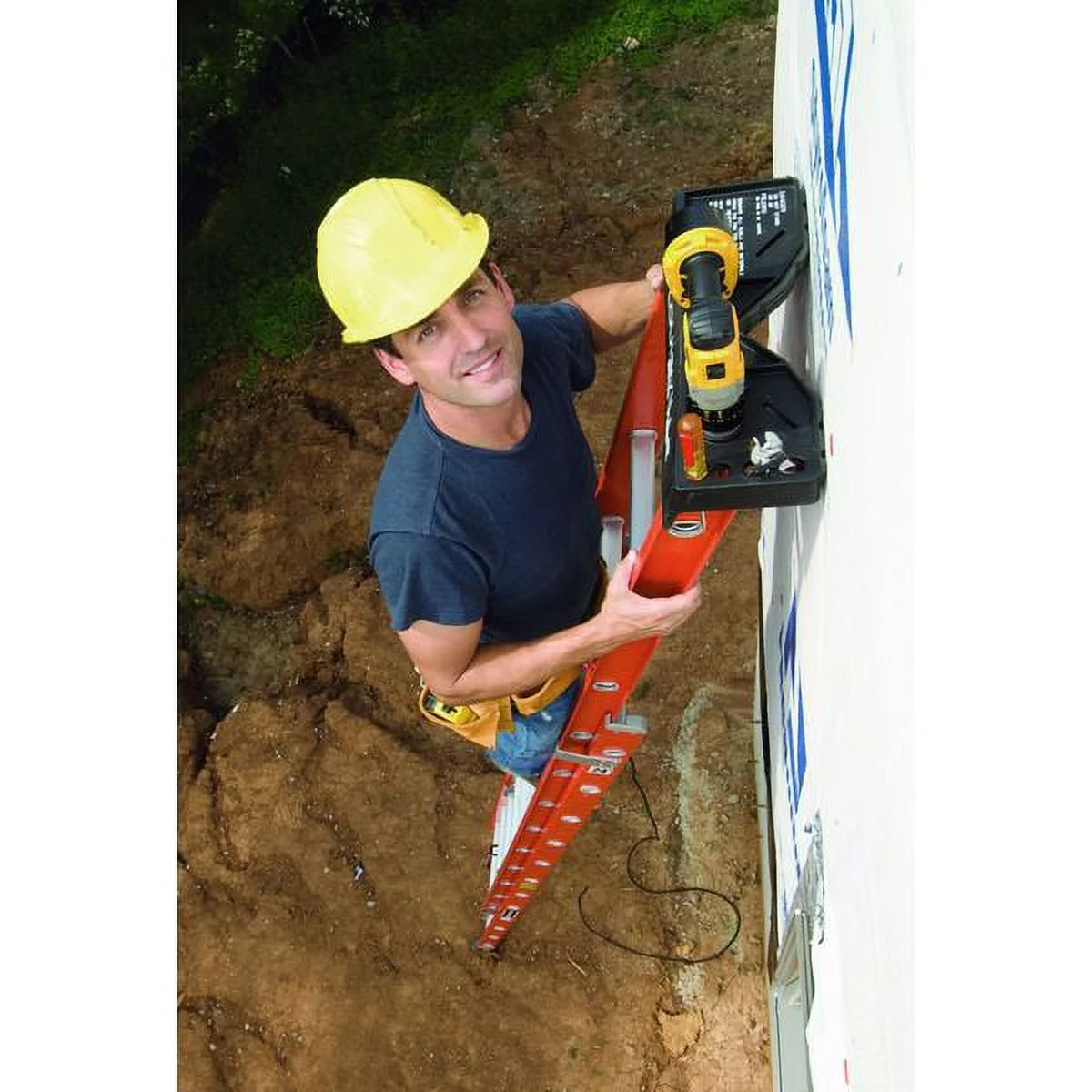 Louisville Ladder 24-Foot Fiberglass Extension Ladder, 300-Pound Load Capacity, Type IA, L-3022-24PT