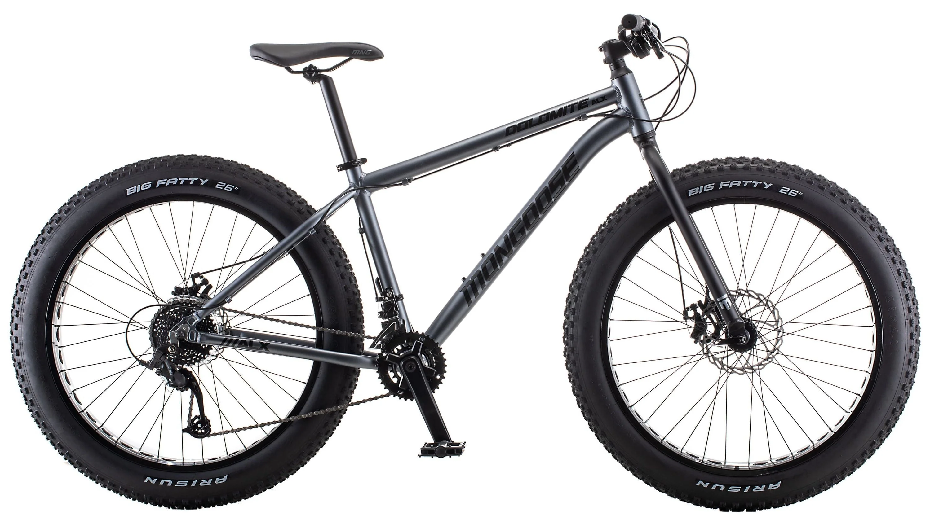 Mongoose 26-in. Dolomite ALX Unisex Fat Tire Mountain Bike, Gray