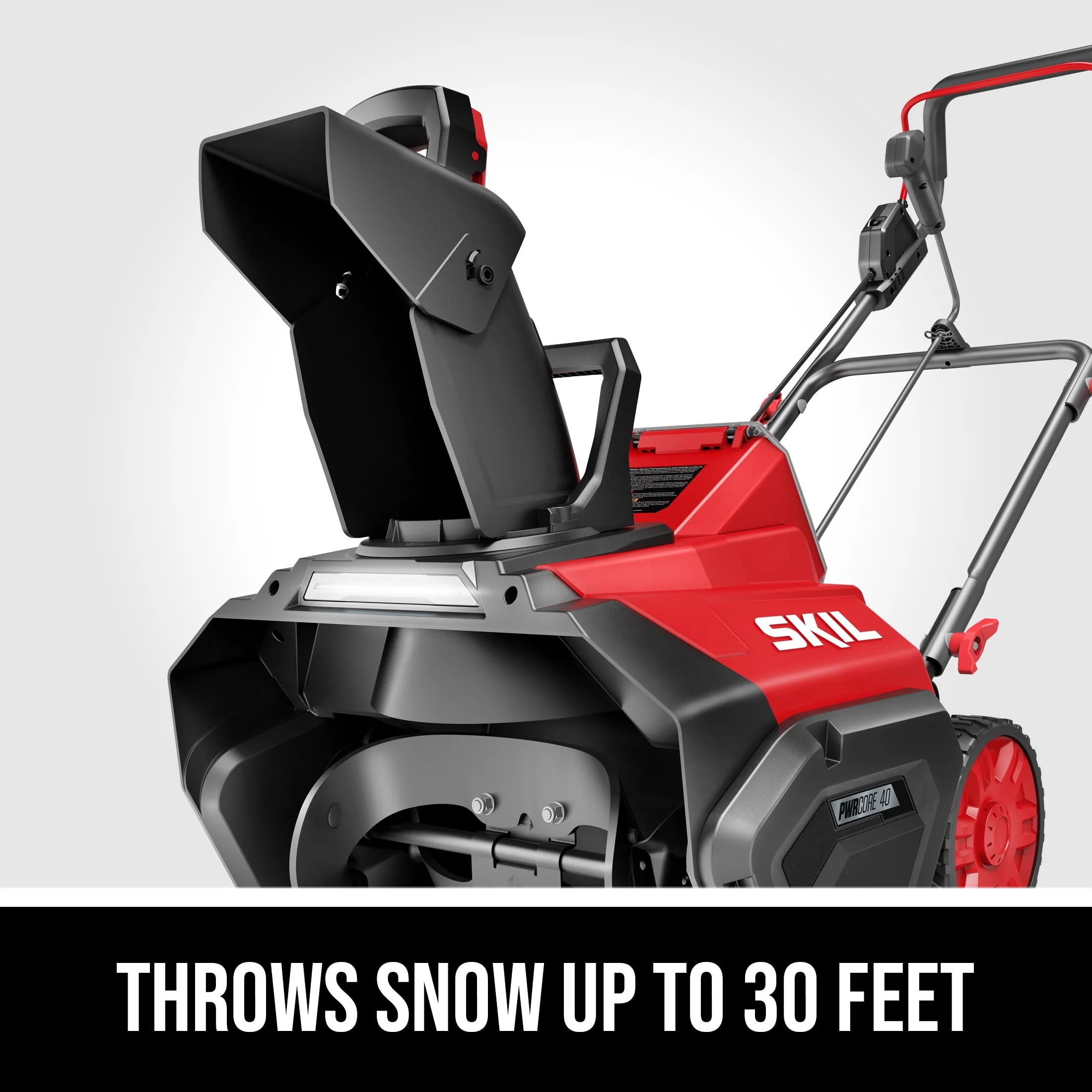 SKIL SB2001C-10 40V Brushless 20'' Single-Stage Snow Blower Kit w/6.0Ah Battery & Charger