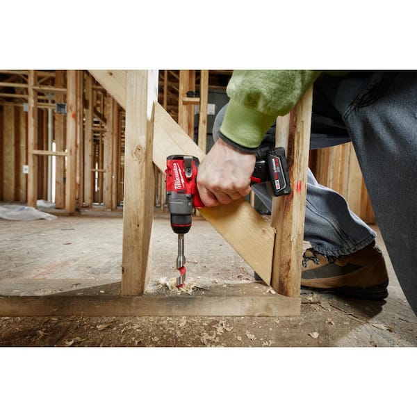 M12 FUEL 12-Volt Li-Ion Brushless Cordless Hammer Drill/Impact Driver/Impact Wrench/Ratchet Combo Kit (5-Tool)