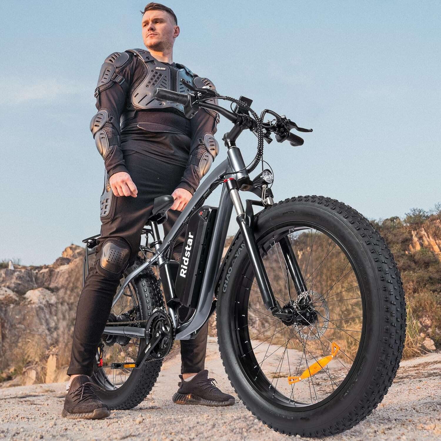 Dual Motor PEAK 3000W Electric Bike for Adults,31mph 48V 23Ah Electric Bicycle,26