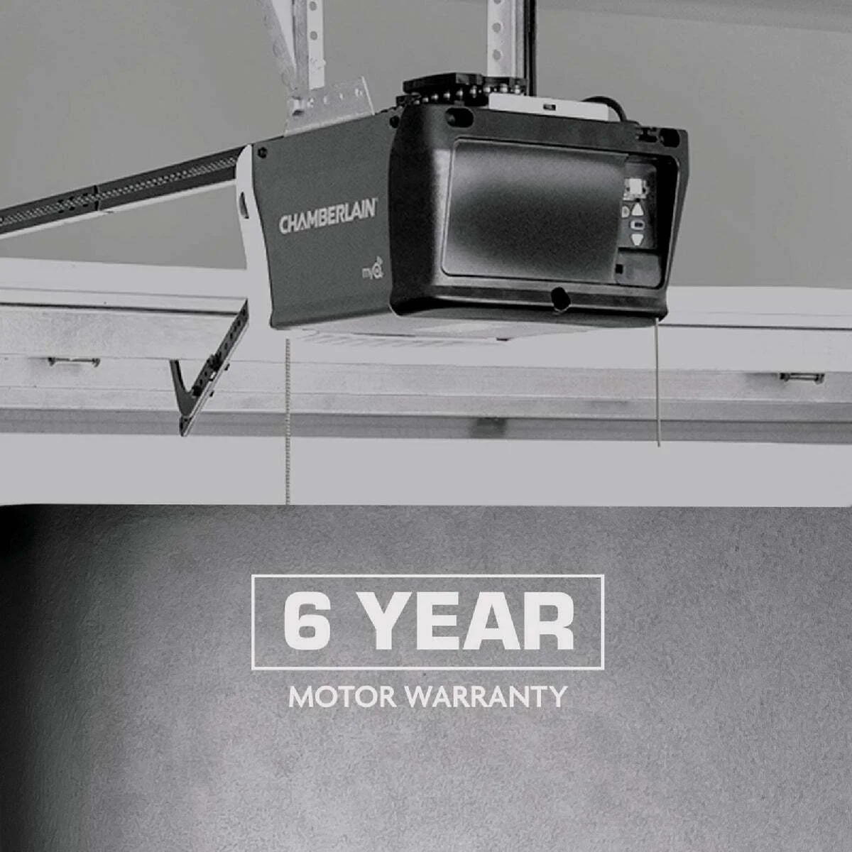 Chamberlain Garage Door Opener, 0.5 HP with Smartphone Control Bluetooth Technology