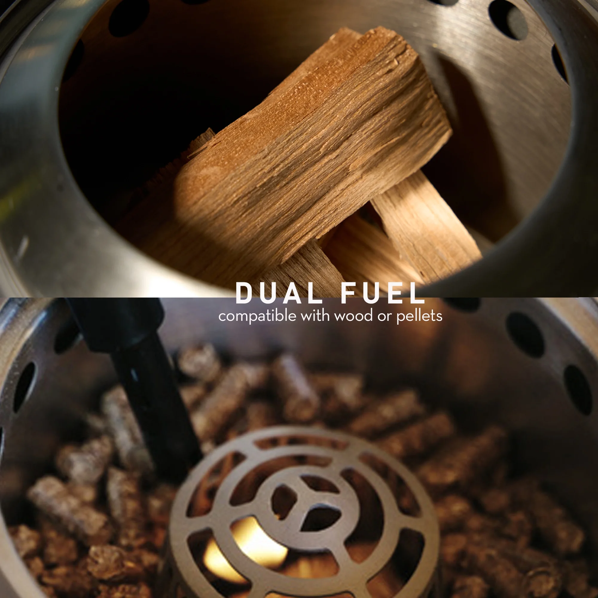 Solo Stove Mesa XL Tabletop Fire Pit with Stand | Low Smoke Outdoor Mini Fire for Urban & Suburbs | Fueled by Pellets or Wood, Stainless Steel, With Travel Bag, H: 8.6