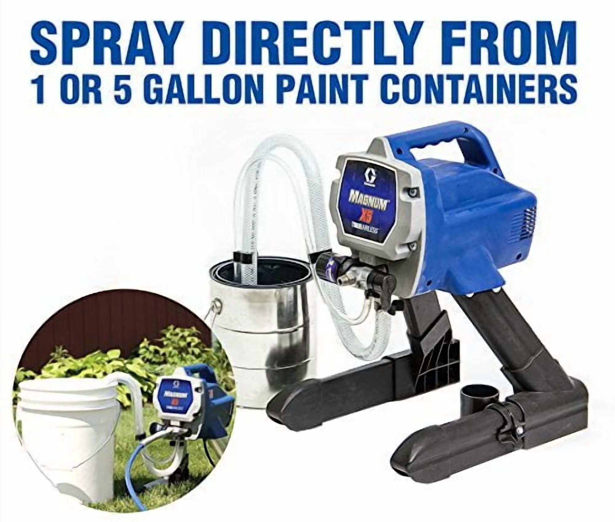 Graco Magnum 262800 X5 Stand Airless Paint Sprayer, Blue