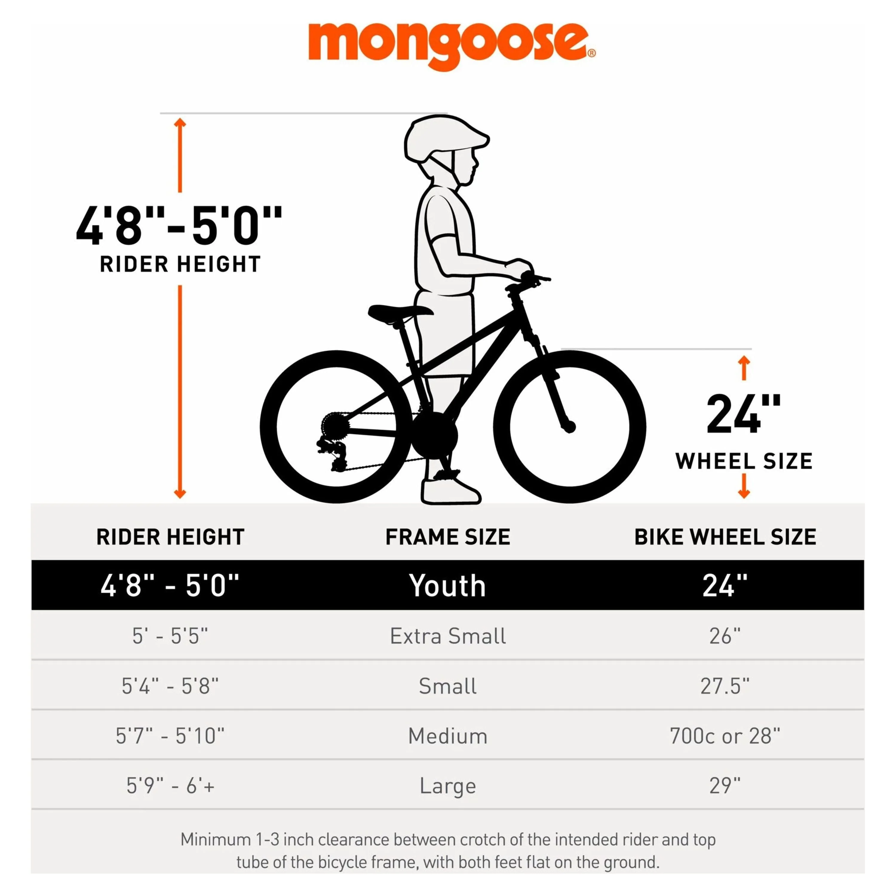 Mongoose 24-in. Excursion Unisex Mountain Bike, Black and Yellow, 21 Speeds