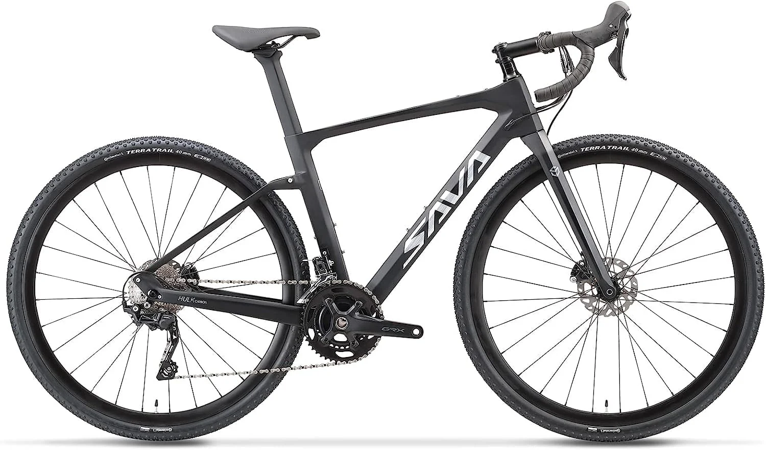 SAVADECK Carbon Gravel Road Bike,T800 Carbon Gravel Dis Brake Bicycle with Professional Adventure Shimano GRX400 20 Speed Groupset and Extra Wide Tires 700CX40C for Various Road.