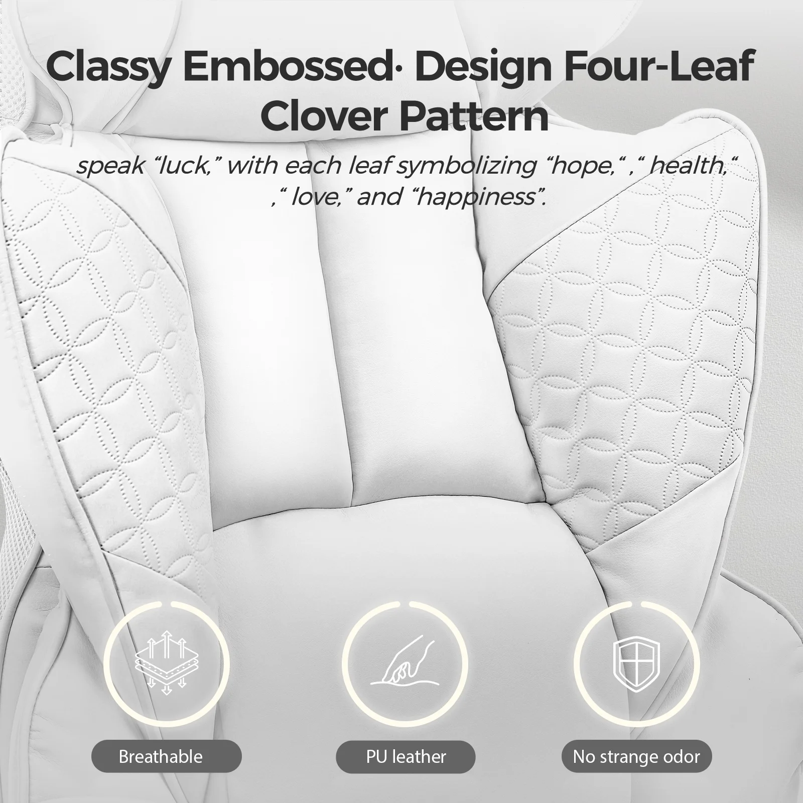 LUCKLIFE Big & Tall Office & Gaming Chair 400LBS Capacity, Wide Ergonomic Seat with Footrest, Adjustable Armrests, Black