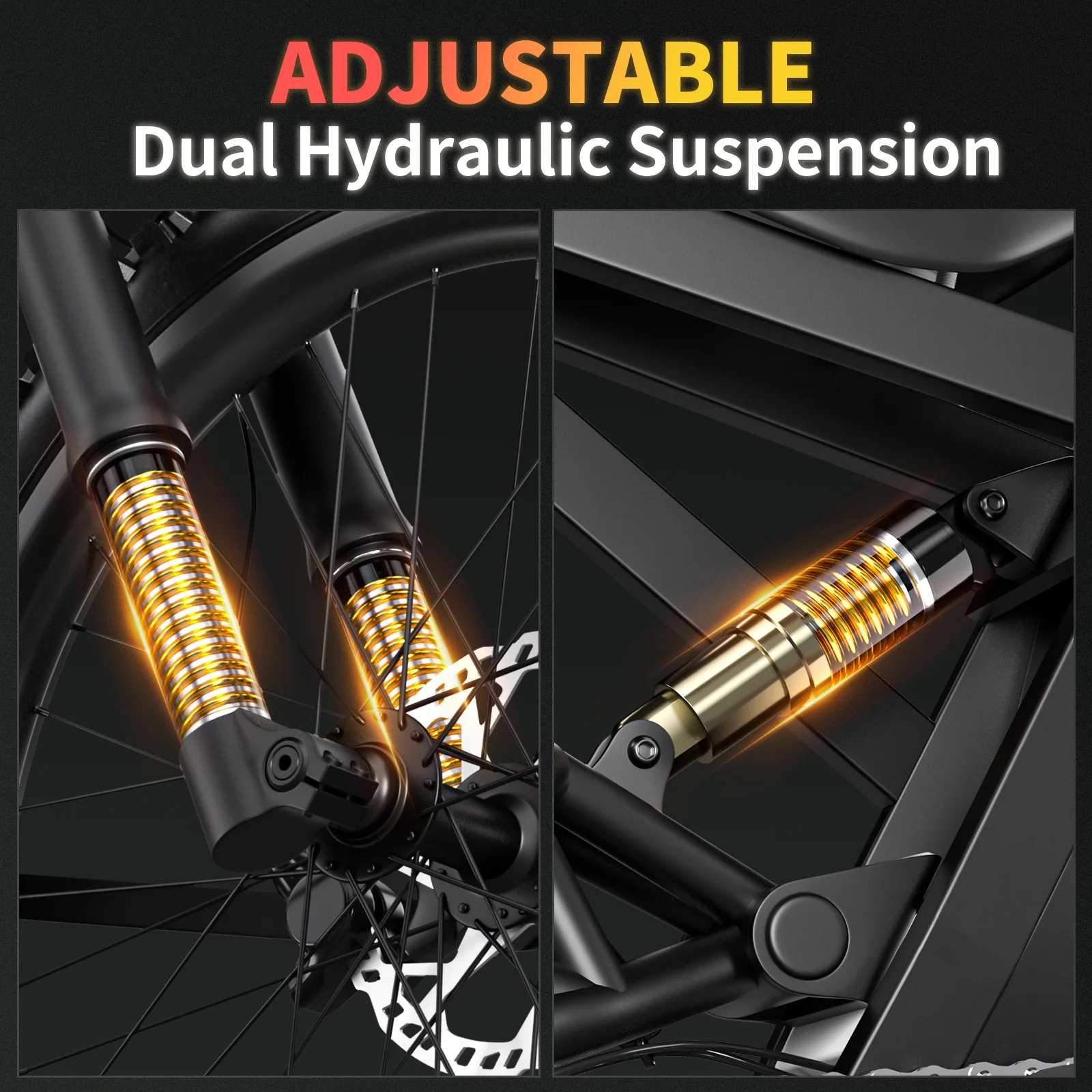 Arkveld Electric Bike for Adults, Peak-3000W, Max 40MPH and 80Miles Electric Motorcycle,25