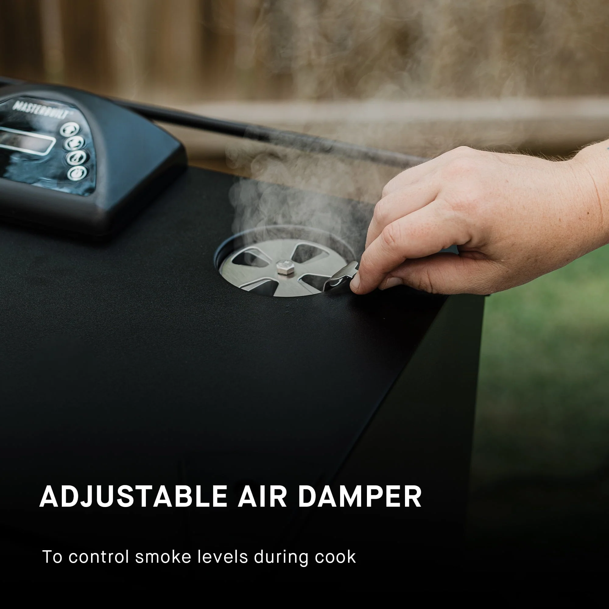 Masterbuilt 30-inch Digital Electric Smoker with Window and Legs