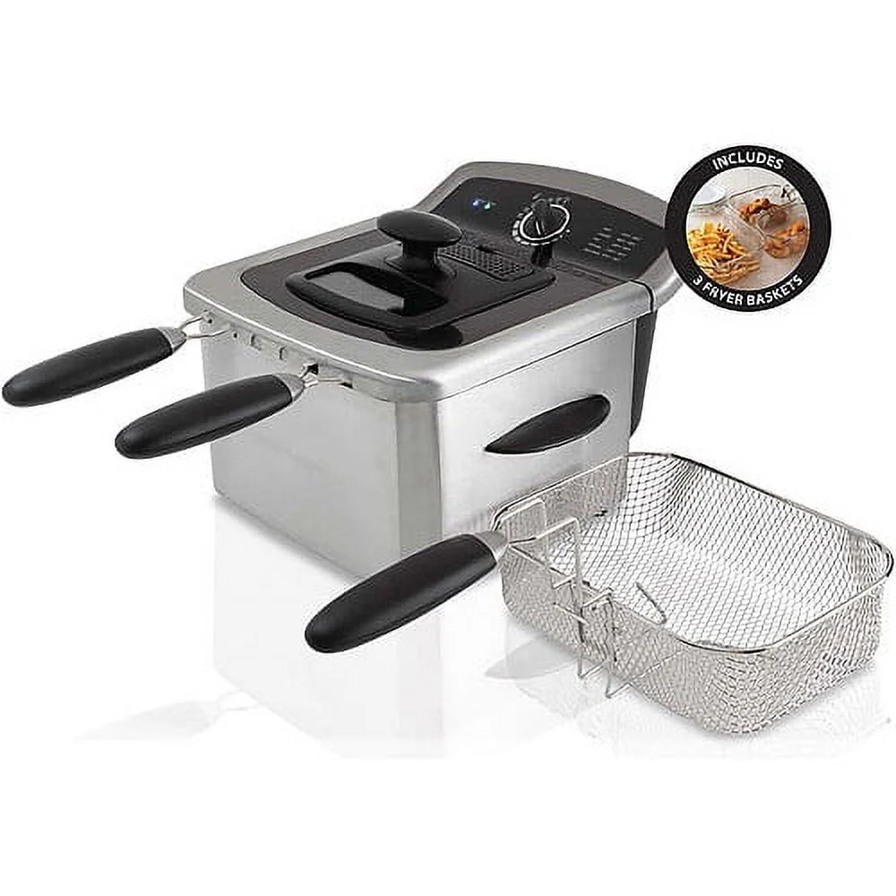 Farberware 4L Deep Fryer, Stainless Steel, Electric, New, Model 201639