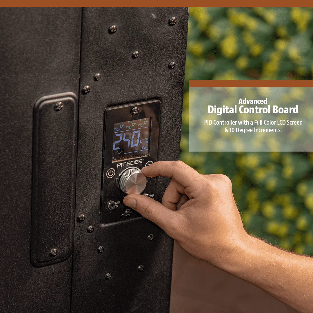 Pit Boss Copperhead 1300 Sq in Vertical Wood Pellet Smoker - Onyx Edition