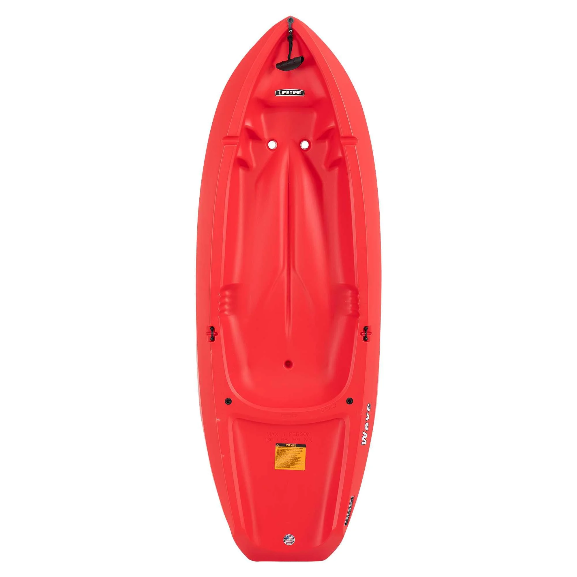 Lifetime Wave 6 ft Youth Kayak, Fire Red (91401)