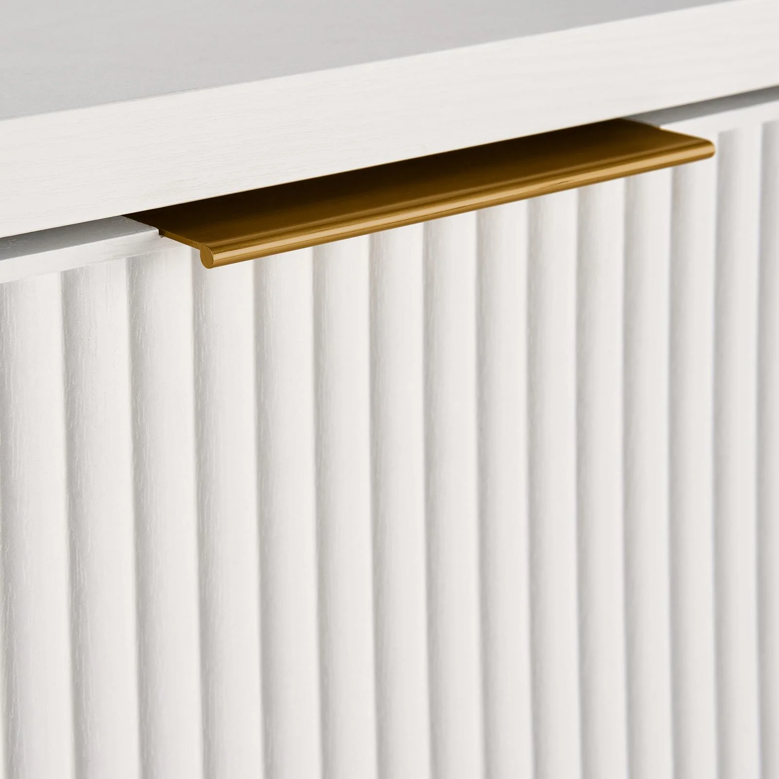 Better Homes & Gardens Lillian Fluted 2-Drawer Nightstand with USB, Natural Pine