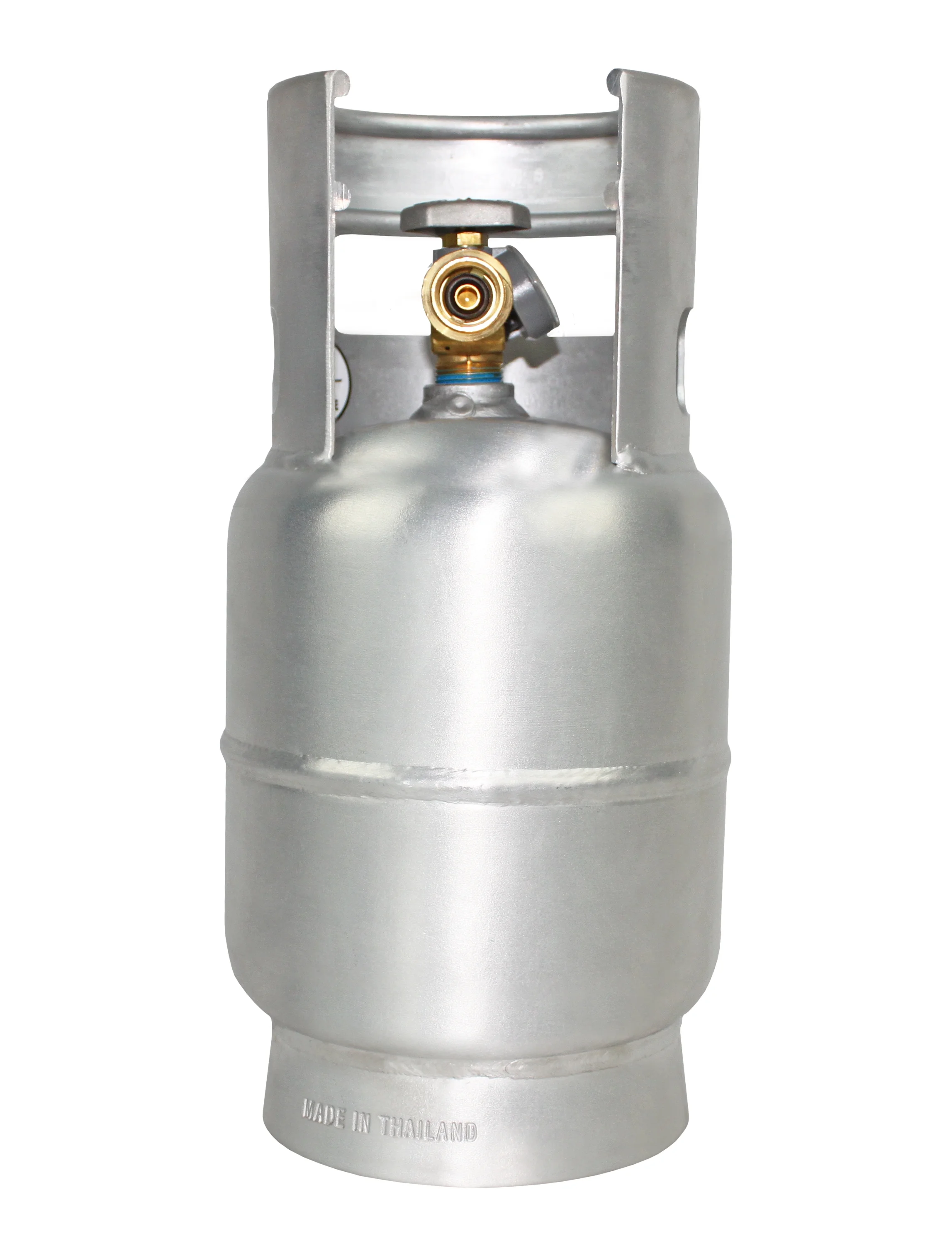Flame King 5LB Aluminum Propane Tank with Gauge & OPD Valve, Corrosion-Resistant and Rust-Free