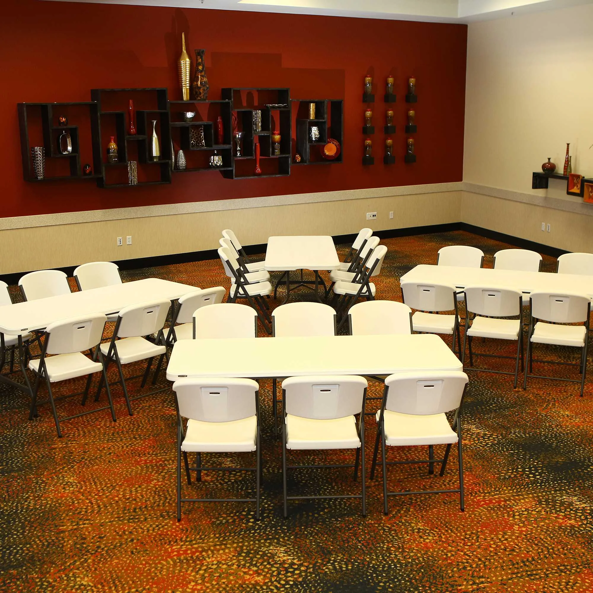 Lifetime 6 Foot Rectangle Folding Table, Indoor/Outdoor Commercial Grade, Black (280350)