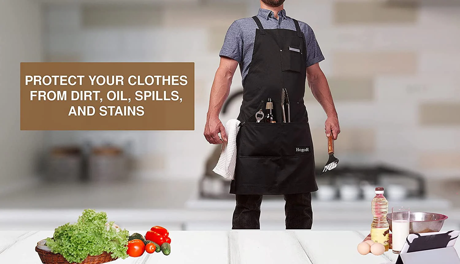 MEATER Plus: Ultimate Smart Meat Thermometer for BBQ, Oven, Grill, and More! | 165ft Bluetooth Range | iOS & Android App | Apple Watch & Alexa Compatible | Dishwasher Safe with HogoR Apron