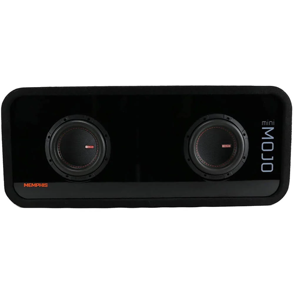 Memphis Audio MJME6D1 Dual 6.5 inch Loaded Subwoofer Enclosure