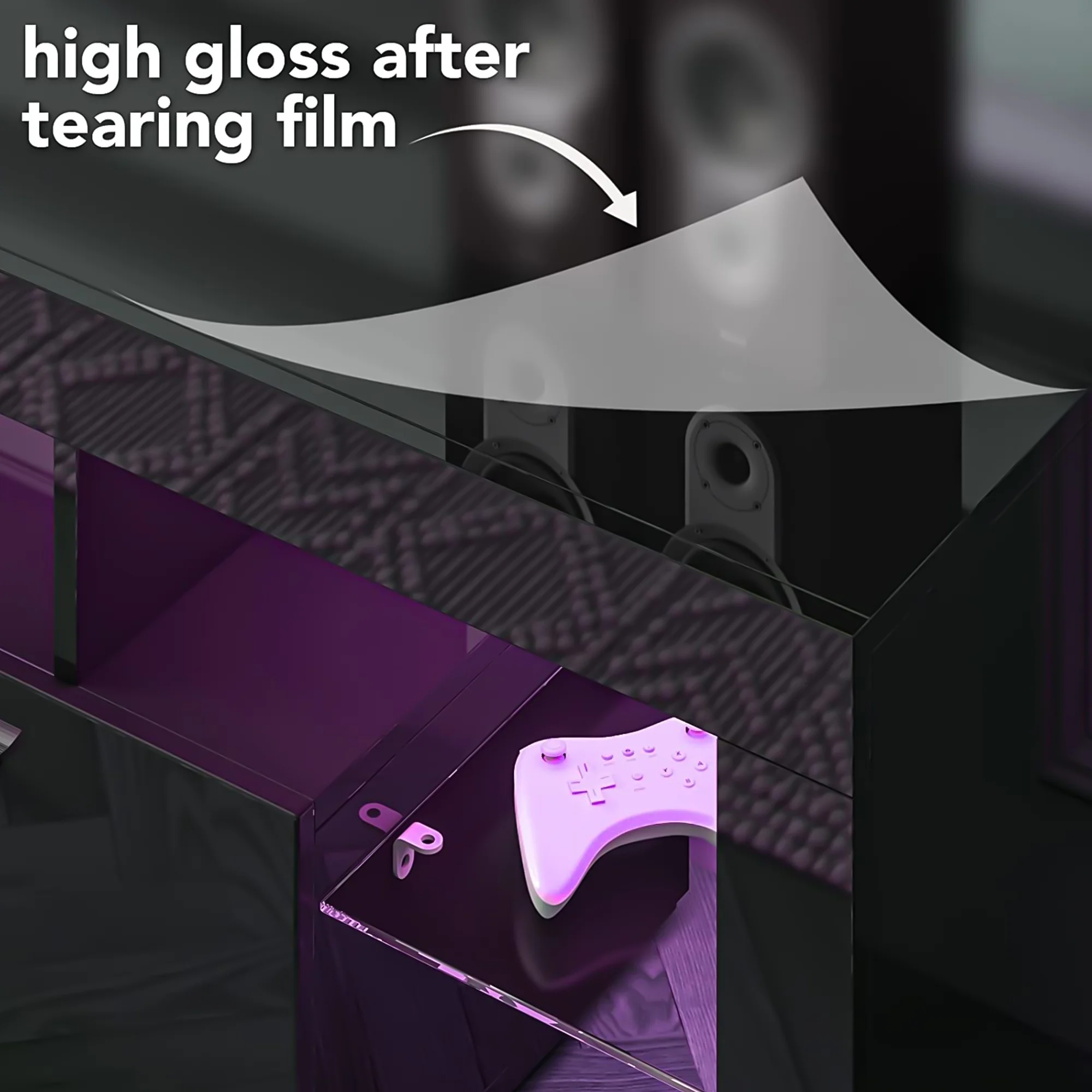 UHOMEPRO TV Stand for TV up to 70