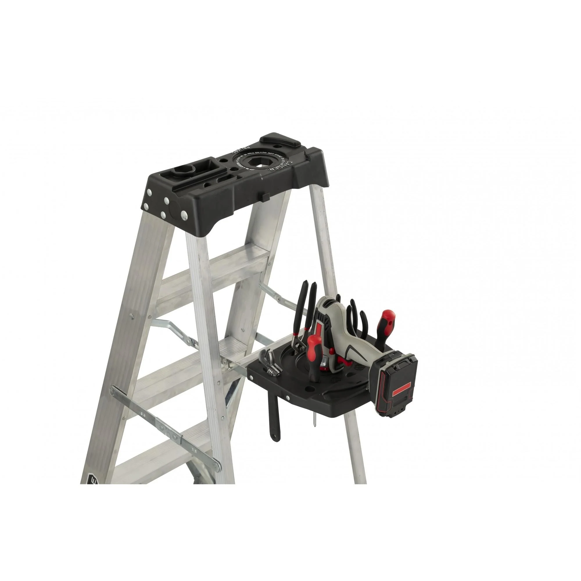 Louisville Ladder 6' Aluminum Step Ladder, 10' Reach, 250 lbs Load Capacity, W-2112-06S