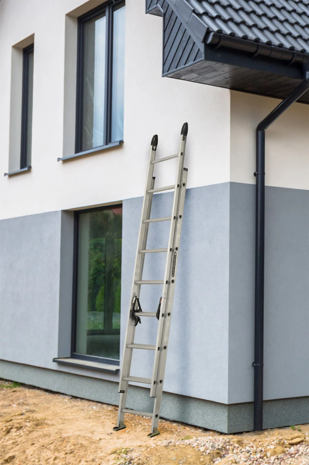 Louisville Ladder 16??Aluminum Extension, 15' Reach, 225 lbs Load Capacity, W-2222-16PG