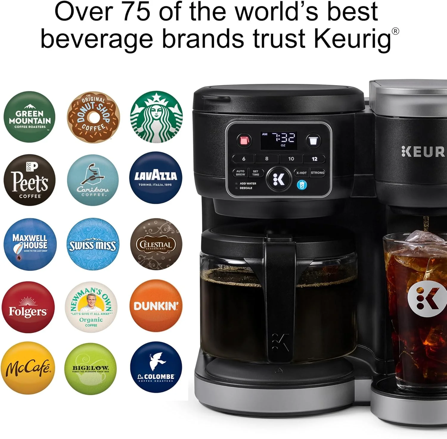 Keurig K-Duo Gen 2 Hot & Iced Single Serve & Carafe Coffee Maker