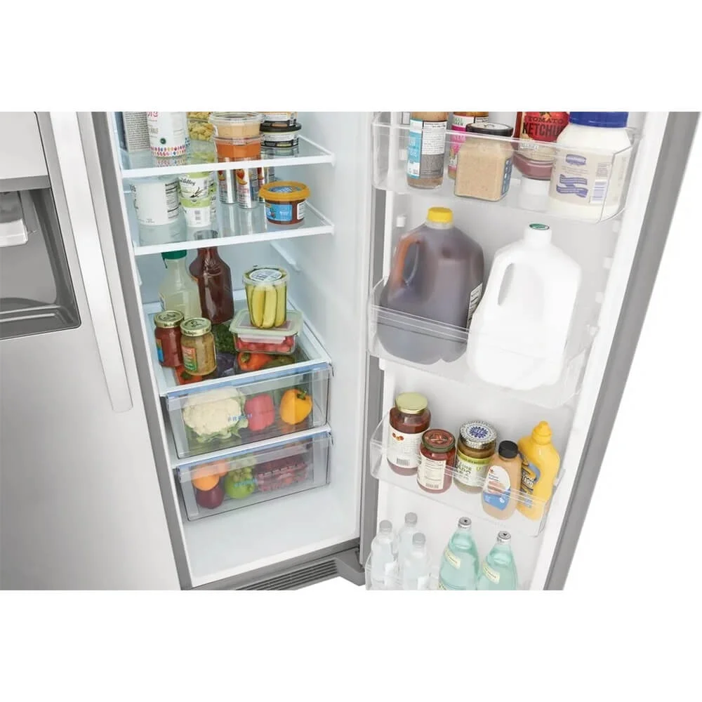 Frigidaire FRSS2623AS 25.6 Cu. Ft. Stainless Steel Side-by-Side Refrigerator