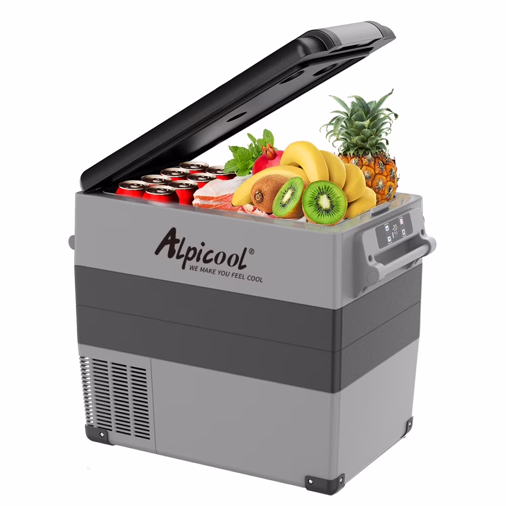 Alpicool CF55 Portable Refrigerator 12 Volt Car Freezer 58 Quart(55 Liter) Vehicle, Car, Truck, RV, Boat, Mini fridge freezer for Driving, Travel, Fishing, Outdoor -4��F to 68��F